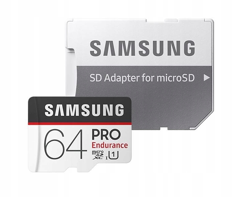 Samsung PRO Endurance 64 GB, MicroSDXC, Flash memo