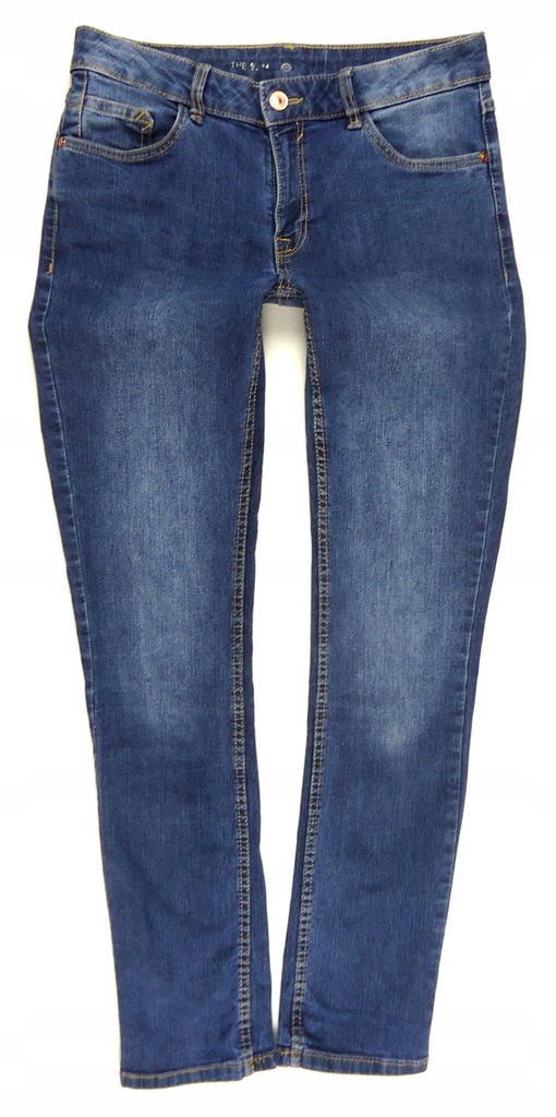 C&A spodnie jeansy SLIM przetarcia 38/40