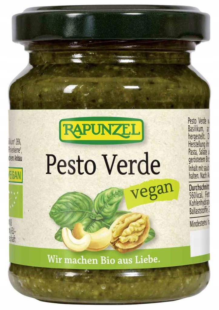 PESTO VERDE (Z BAZYLIĄ, ORZECHAMI WŁOSKIMI I NERKO