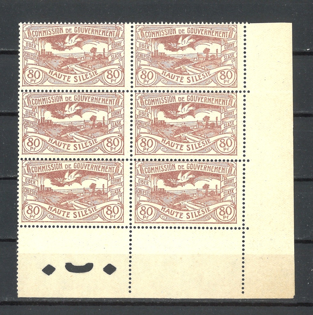 GÓRNY ŚLĄSK Fi 25** 6x80 pf Rok 1920