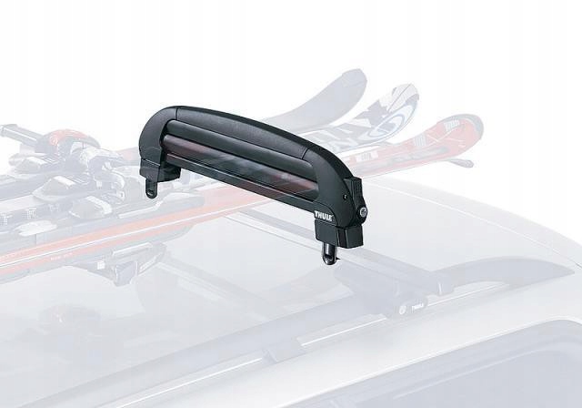 Thule Snowpro 746 Bagażnik Uchwyt Narciarski na 4 Par Nart lub 2 Deski
