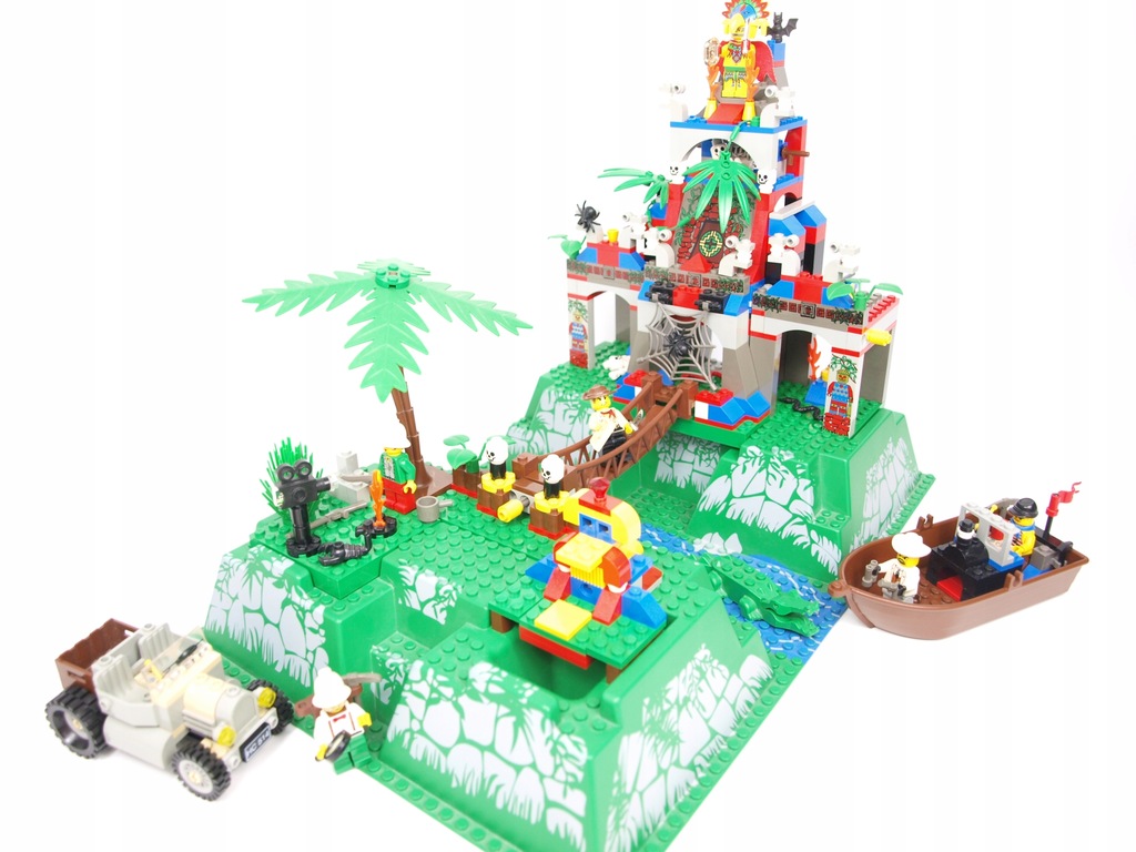 LEGO Lata 90 System 5986 Amazon Ancient Ruins Adventurers Świątynia
