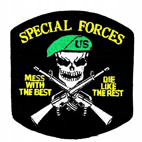 Naszywka S.F. Mess with the Best Die like the Rest