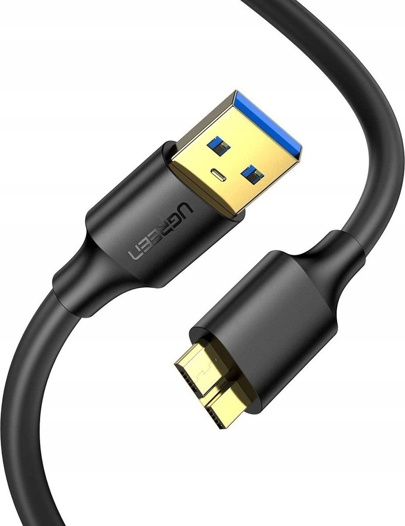 UGREEN Kabel USB 3.0 - micro USB 3.0 UGREEN US130 1m (czarny) ]]