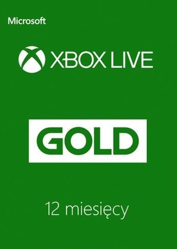 Xbox Live Gold + Game Pass 12 Miesięcy 365dni ROK