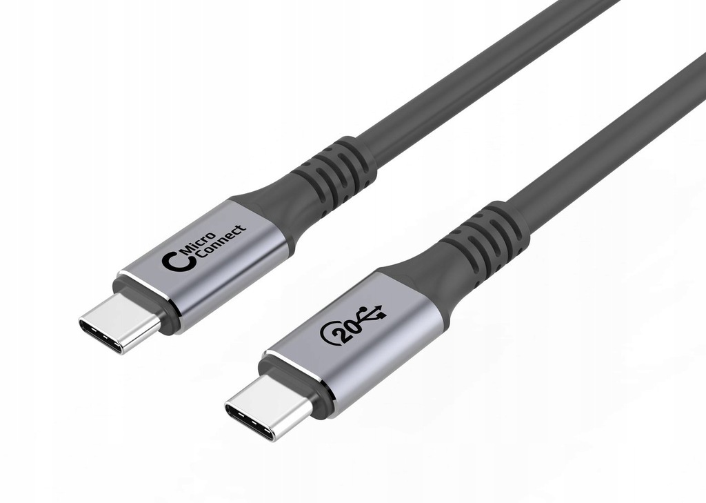 MicroConnect Kabel USB-C 3m 20Gbps, 100W, USB 3.2