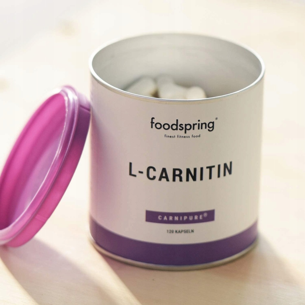L-carnitin L-karnityna Foodspring 120 kapsułek