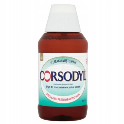 Corsodyl, płyn do płukania jamy ustnej, 300 ml