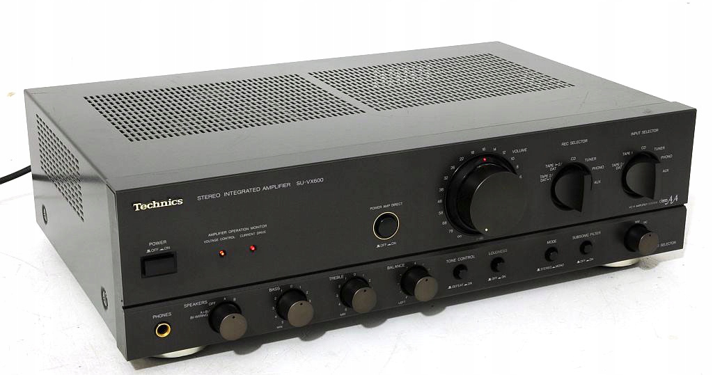 TECHNICS SU-VX600 ZNAKOMITY WZMACNIACZ STEREO !