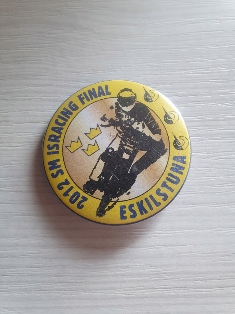 ODZNAKA - ŻUŻEL NA LODZIE IM SZWECJI ESKILSTUNA