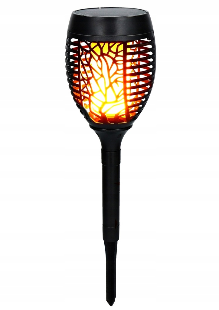 Lampa Solarna Ogrodowa 96LED Żywy Ogień Pochodnia