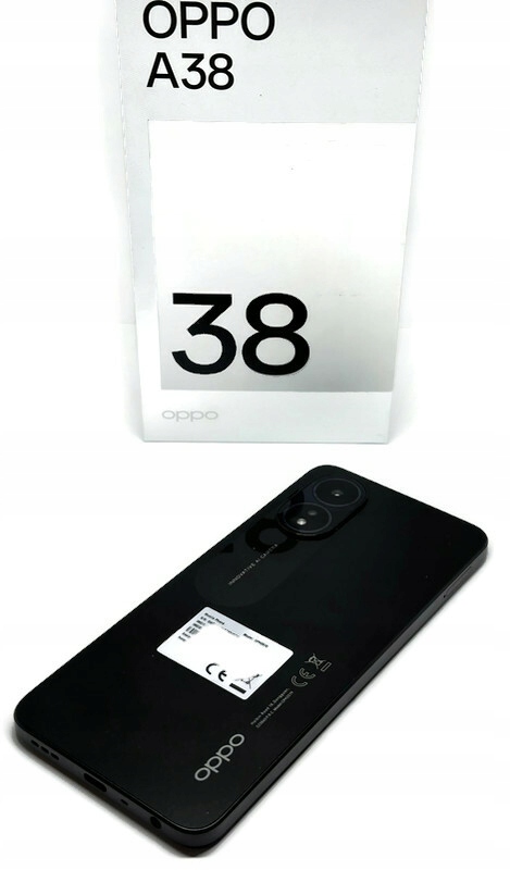 Smartfon Oppo A38 4 GB / 128 GB czarny Komplet Bez Simlocka.