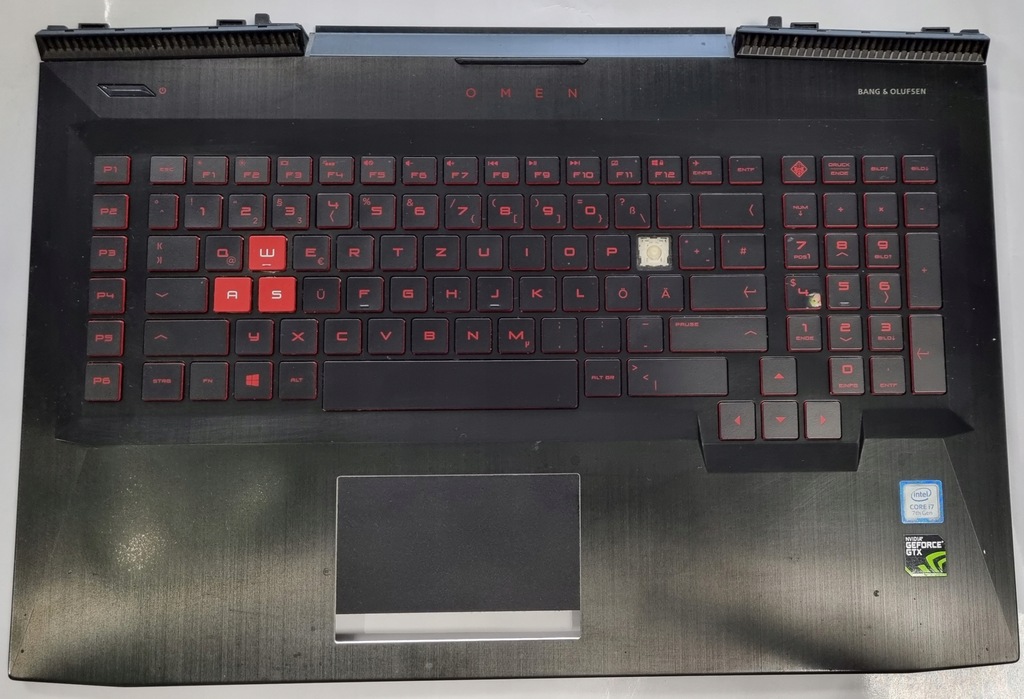 Obudowa górna Palmrest Klawiatura HP OMEN 17-AN