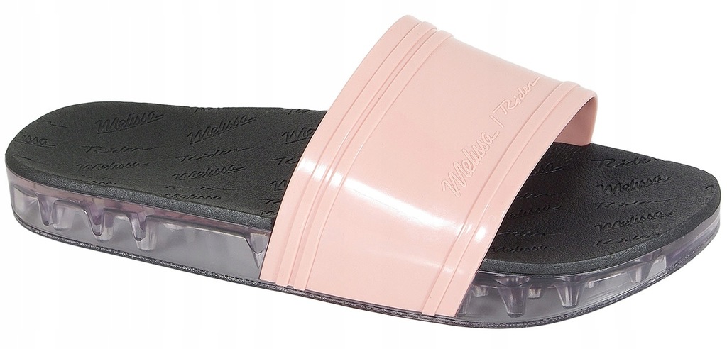 Melissa Slide + Rider Ad klapki pink/black 38