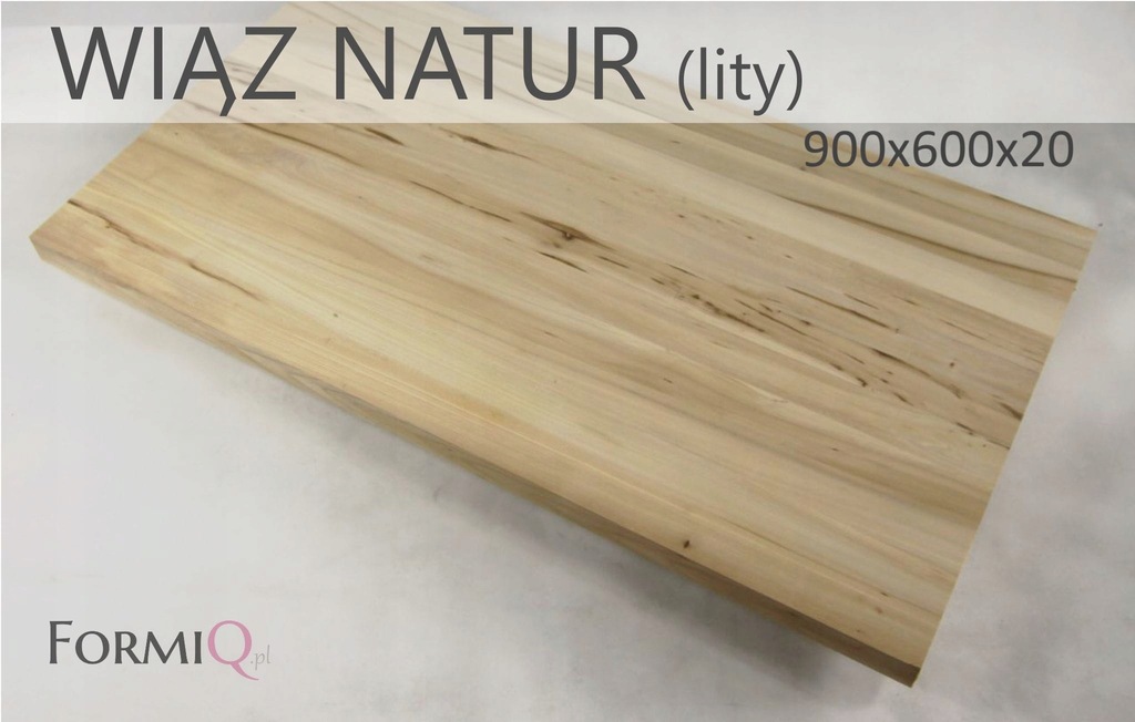 Podstopnie wiąz natur lite 900x600x20