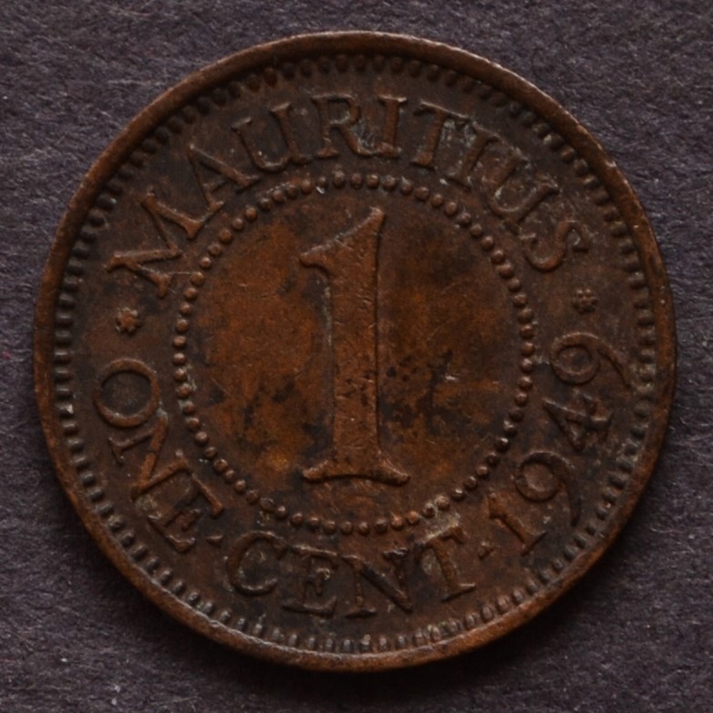 Mauritius - 1 cent 1949