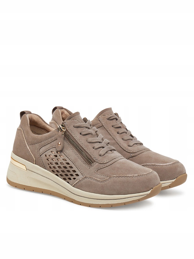 Caprice Sneakersy kobieta 9-23302-44 brązowy