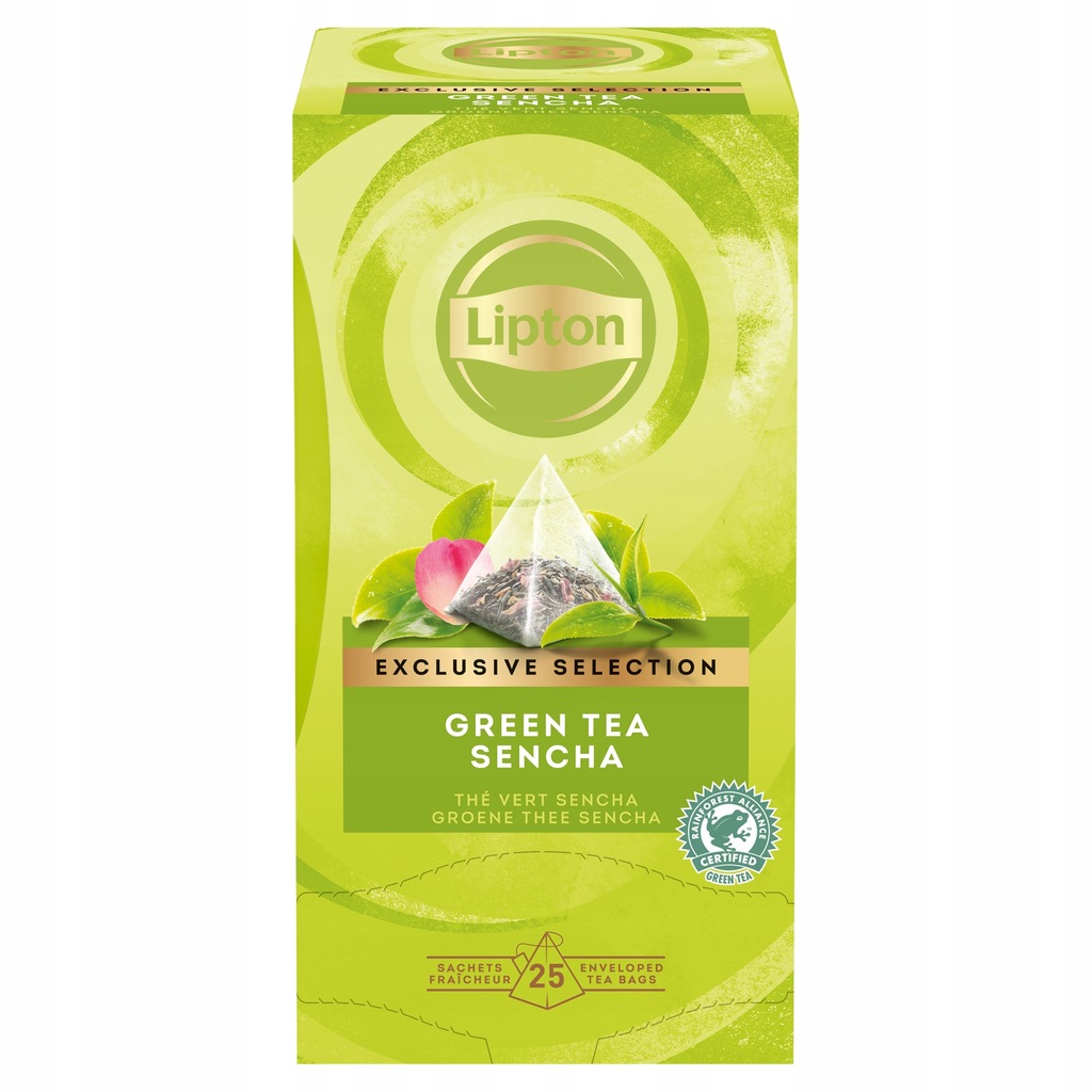 Herbata Lipton Exclusive Green Tea Sencha 25kopert