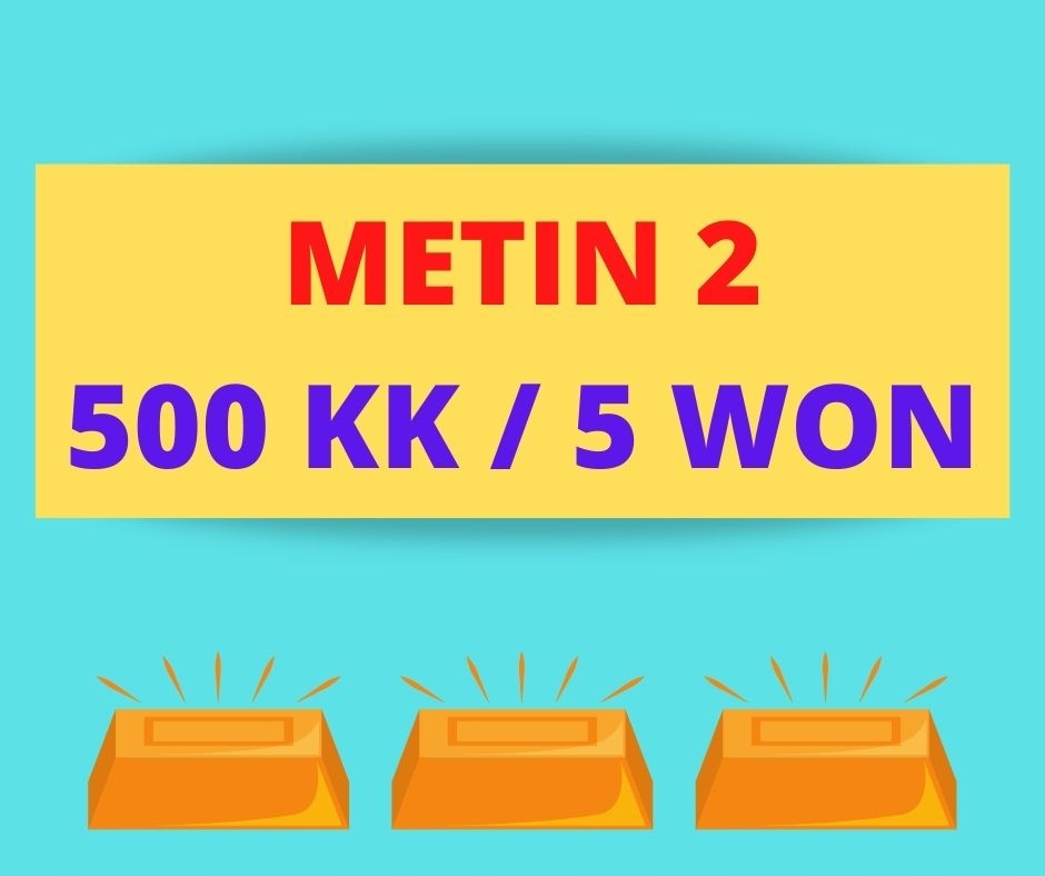 METIN2 PL POLSKA YANG 500 kk / 5 won