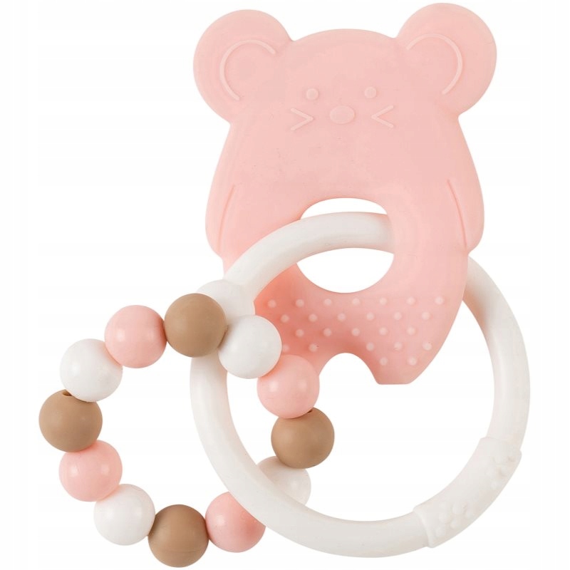 NATTOU Teether Lapidou gryzak Pink 4 m+ 1 szt.