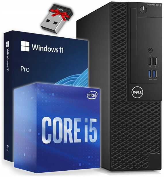 Komputer Dell | Quad Core Turbo | i5-6500 16GB 512GB SSD | WIN11 PRO | SFF