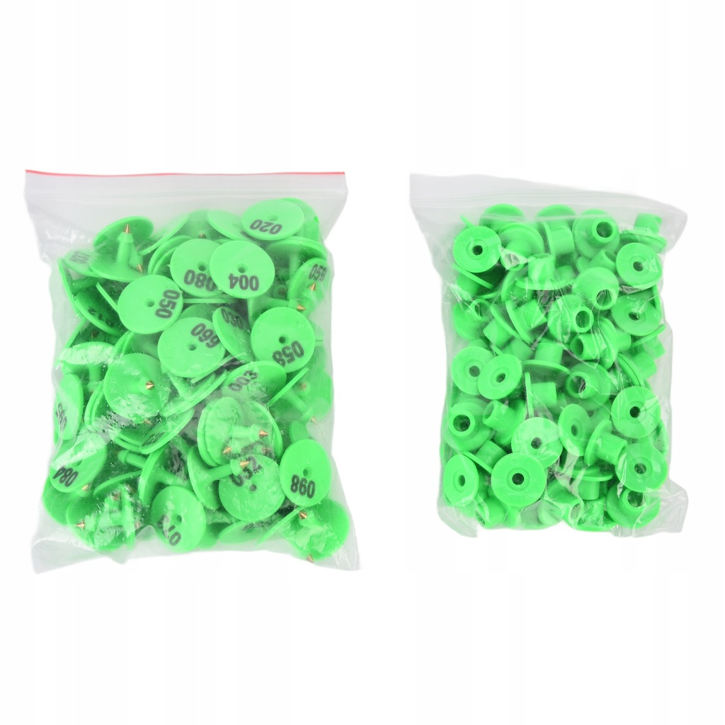 100 szt. Kolczyk do ucha dla zwierząt hodowlanych