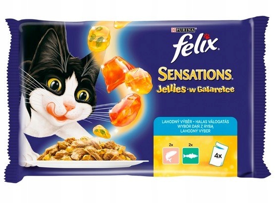 Felix Sensations Ryba saszetki 4x100g