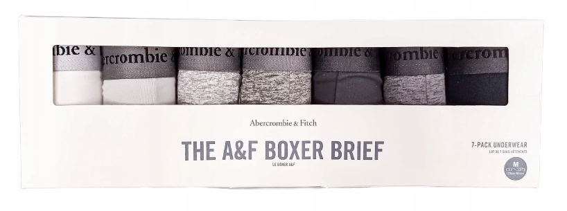 Abercrombie & Fitch bokserki rozmiar M 7szt