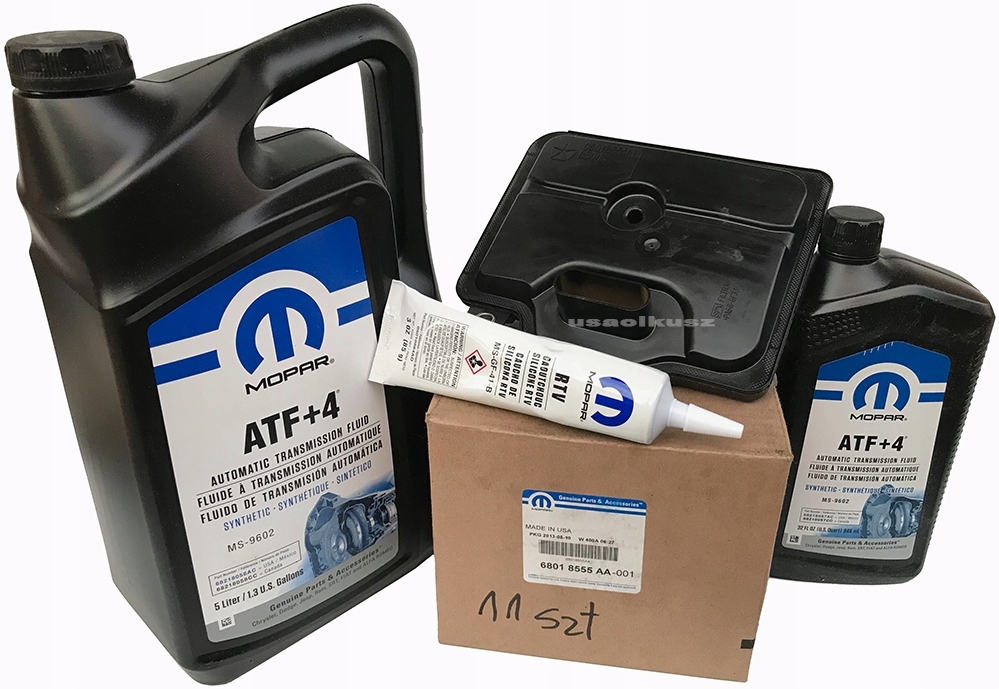 Filtr + olej MOPAR ATF+4 Chrysler 200 -2014