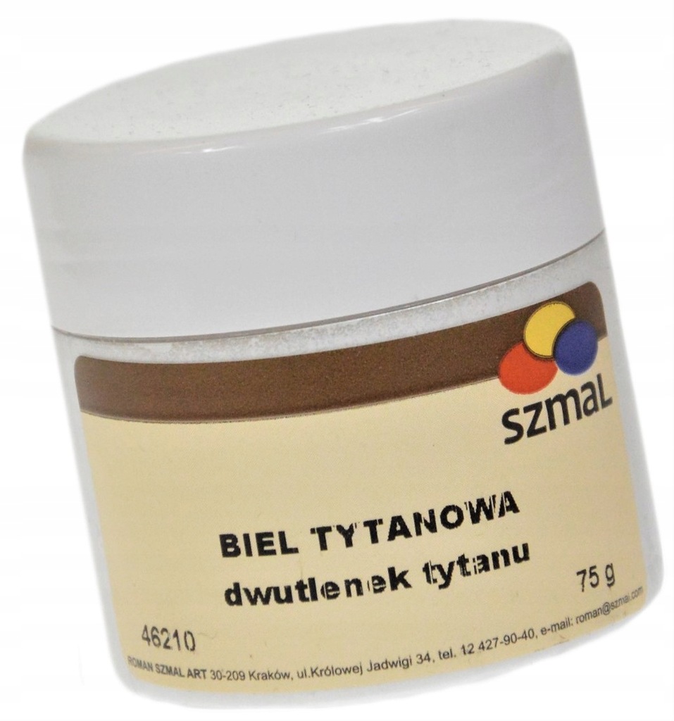 SZMAL Biel tytanowa 75g dwutlenek tytanu