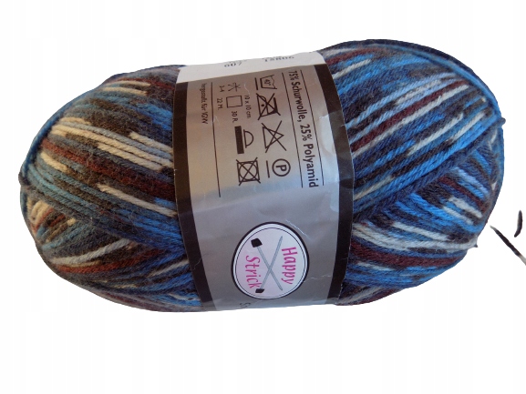 WŁÓCZKA kolorowa wełna z akrylem 15 dkg nr 8.11-24