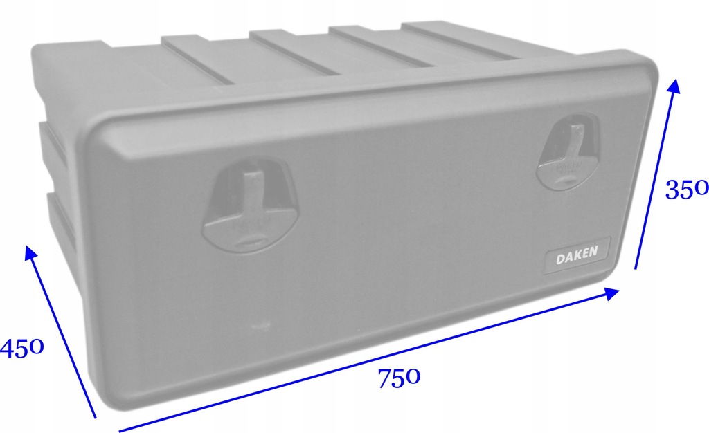 Купить Ящик для инструментов 750 DAKEN ящик для эвакуатора: отзывы, фото, характеристики в интерне-магазине Aredi.ru