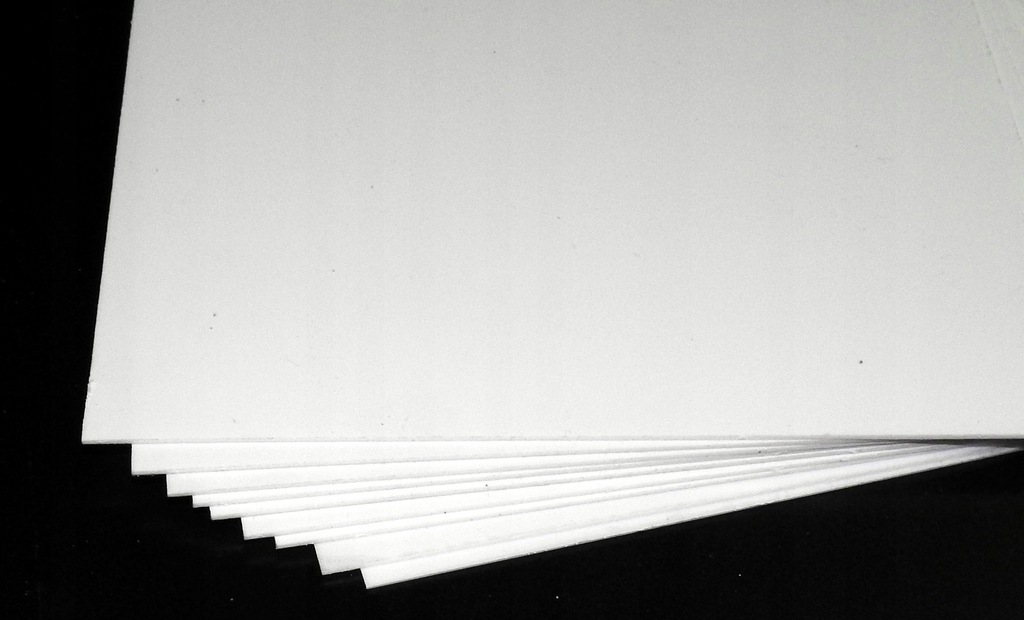 Polistyren HIPS biały, 0,5 mm, płyta 30x60cm