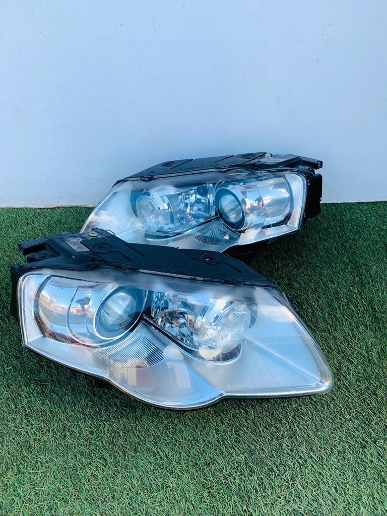 LAMPY REFLEKTORY PRZEDNIE VW PASSAT B6 BI XENON SKRĘTNY EUROPA ...