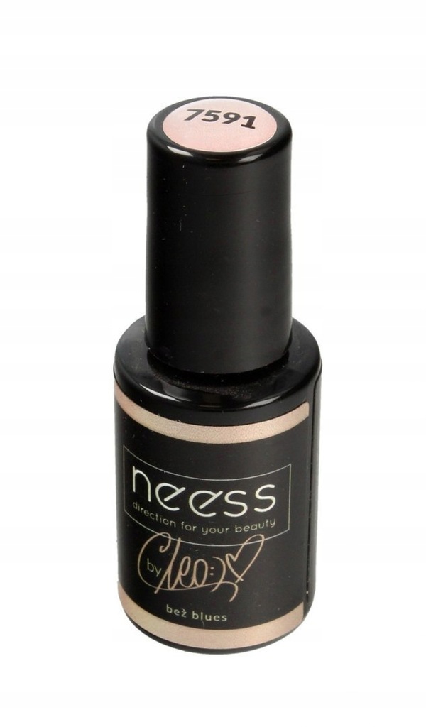 NEESS Lakier hybrydowy 7591 CLEO Beż Blues 4ml