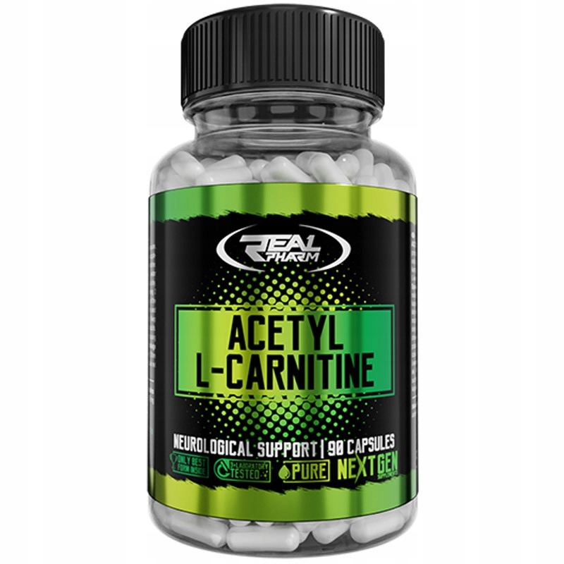 REAL PHARAM Acetyl L-Carnitine 90caps PAMIĘĆ KONCENTRACJA KARNITYNA