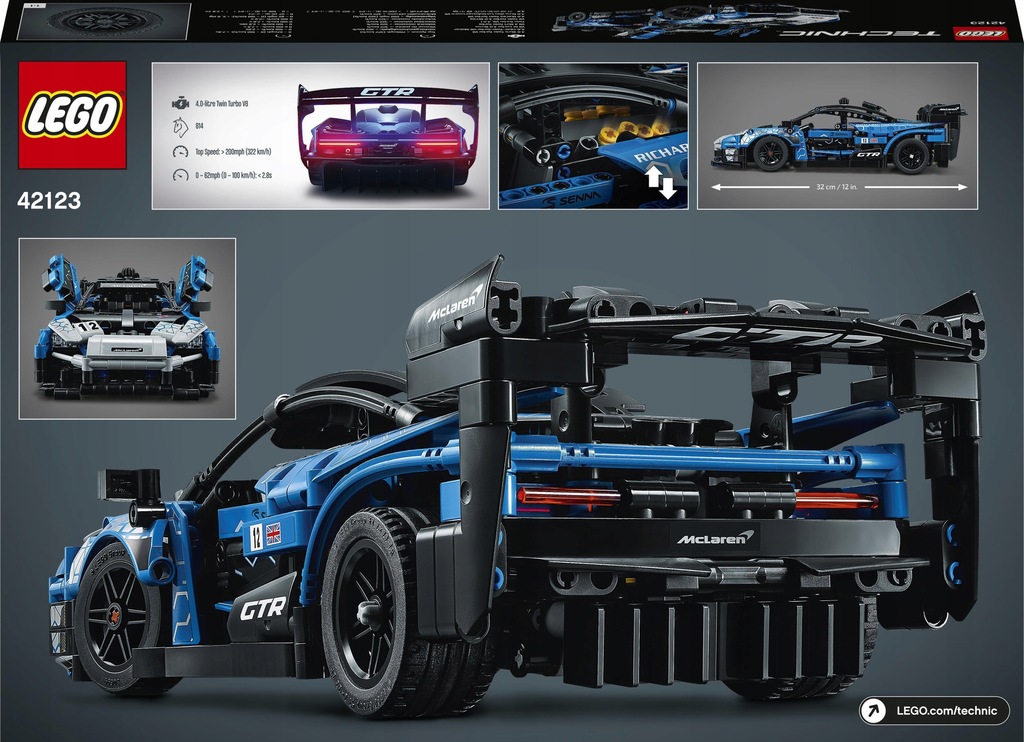 Купить LEGO TECHNIC McLaren Senna GTR 42123: отзывы, фото, характеристики в интерне-магазине Aredi.ru