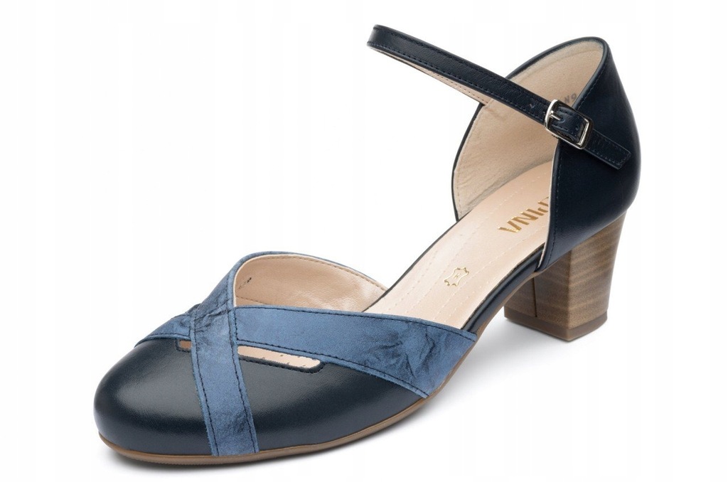 Alpina sandały szerokie damskie miękka skóra 7,5