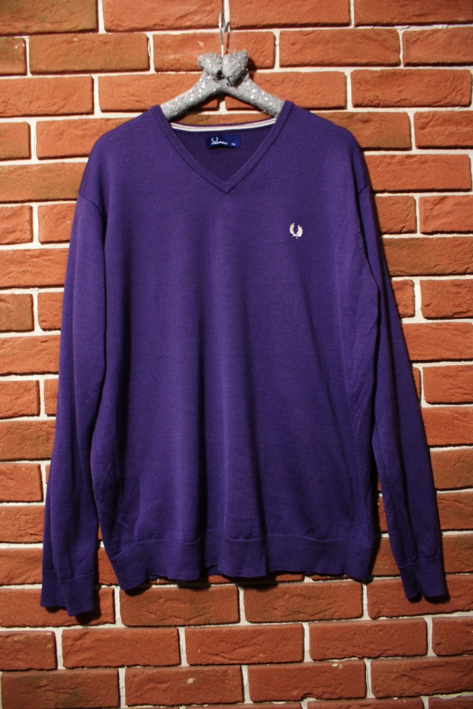 FRED PERRY sweter cienszy BDB XL