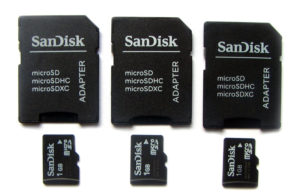 Karta pamięci SANDISK SD 1GB microSD + Adapter SD