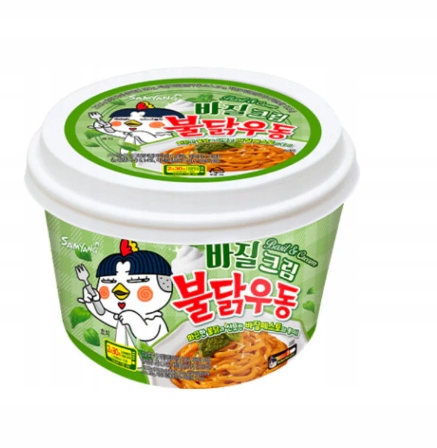 ZUPA CHIŃSKA RAMEN SHU BULDAK ZUPKA SAMYANG BULDAK BASIL CREAM UDON BIG CUP