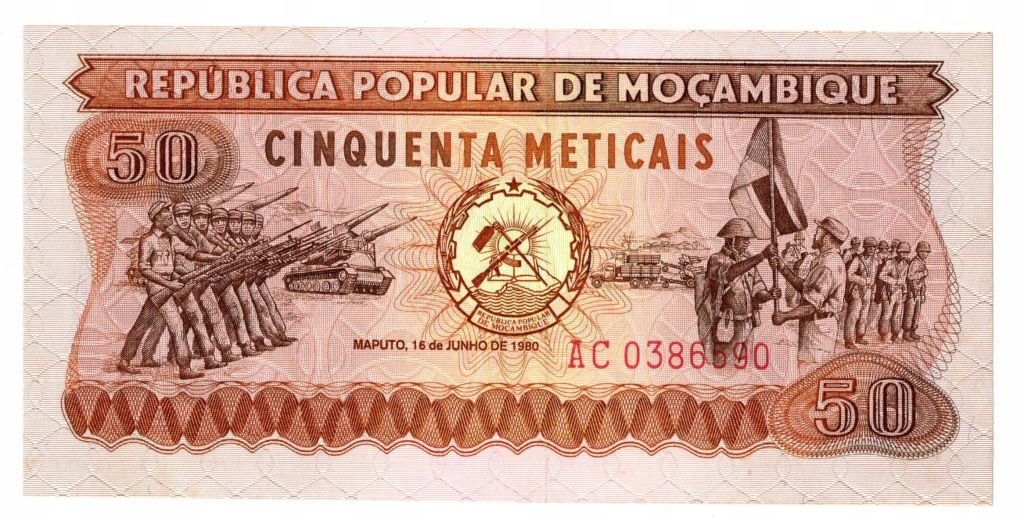 Mozambik - 50 meticais - 1980 - P-125 - st.1