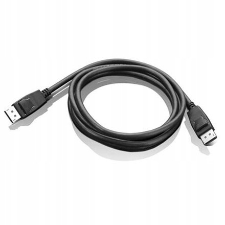 Lenovo DisplayPort to DisplayPort Cable 1.8 m, Bla