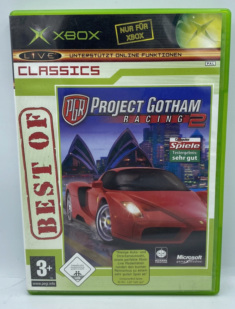 Gra PGR PROJECT GOTHAM RACING 2 Microsoft Xbox