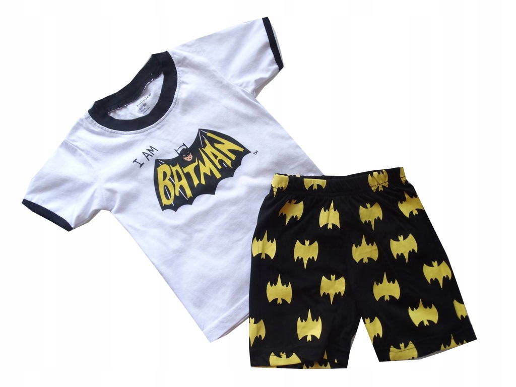 BABY JOE KOMPLET BATMAN T-SHIRT SPODENKI-95CM 2-3L