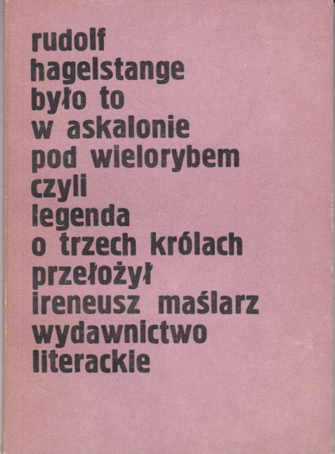 Rudolf Hagelstange - Było to w Askalonie