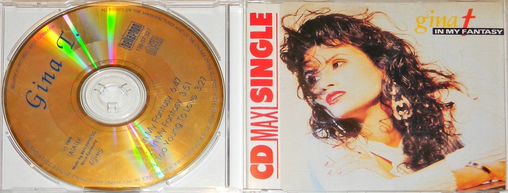Gina T. – In My Fantasy 1989 MAXI CD