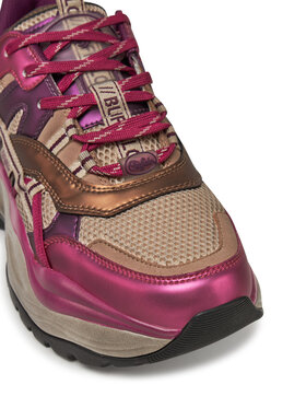 buffalo Sneakersy Damskie BUFFALO-1636300 PUR PURPLE/BERRY/BEIGE różowy