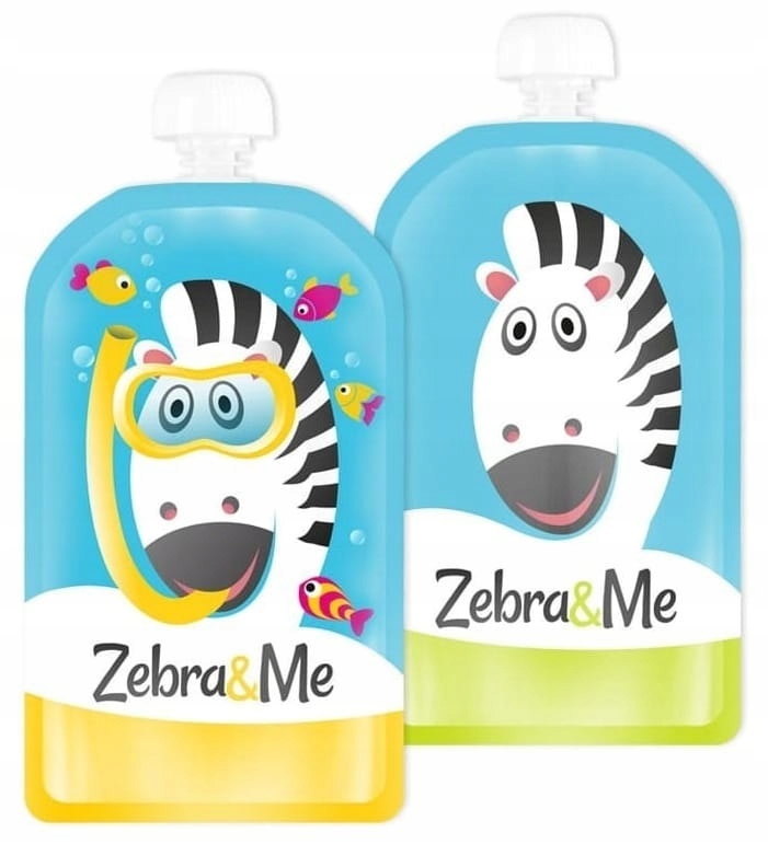 Zebra & Me Saszetki do karmienia 2szt. Diver