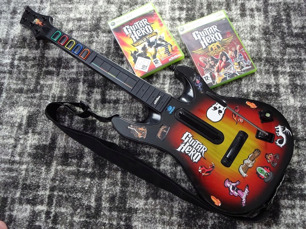 Guitar Hero Gitara XBOX 360 Gry